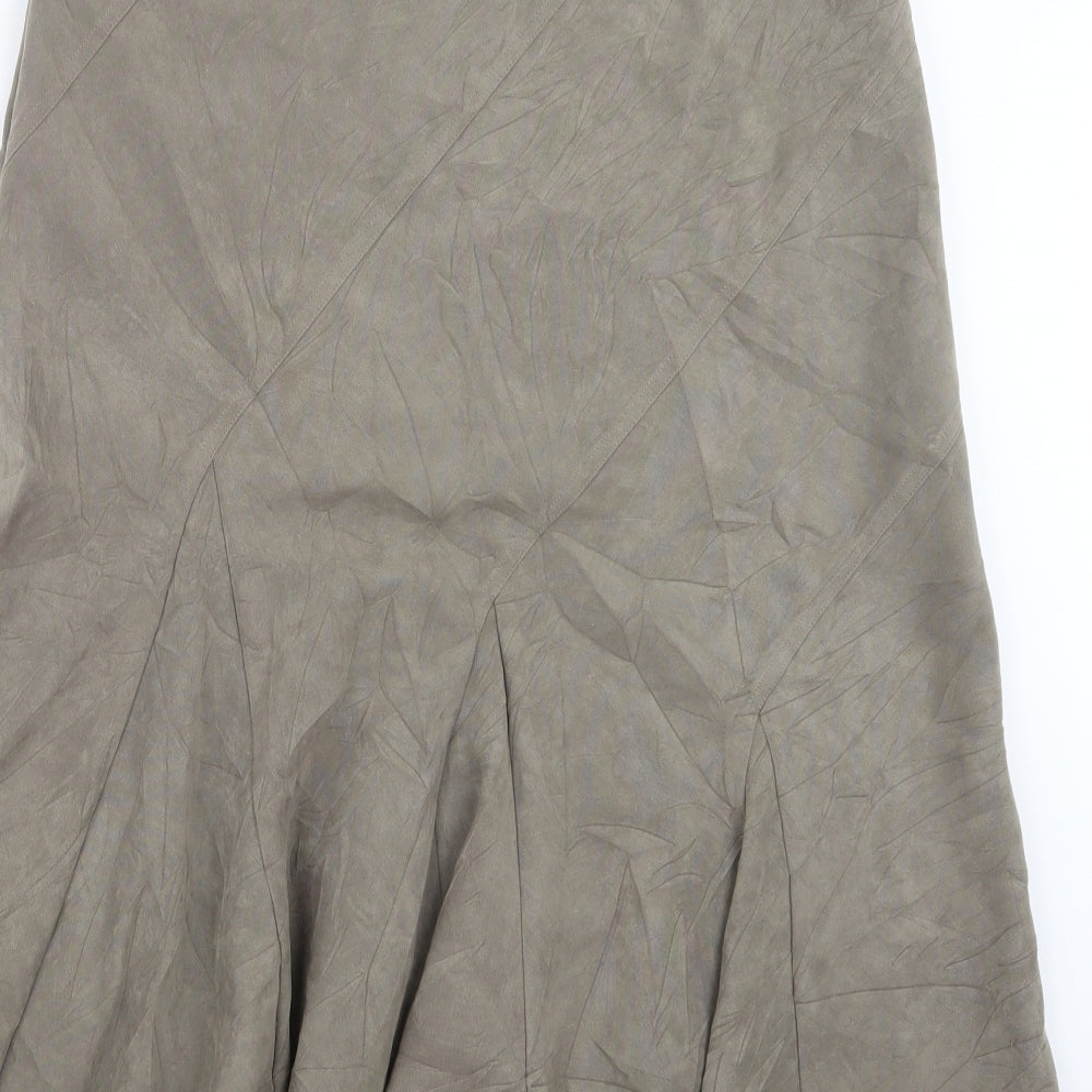 Debenhams Womens Green   A-Line Skirt Size 14