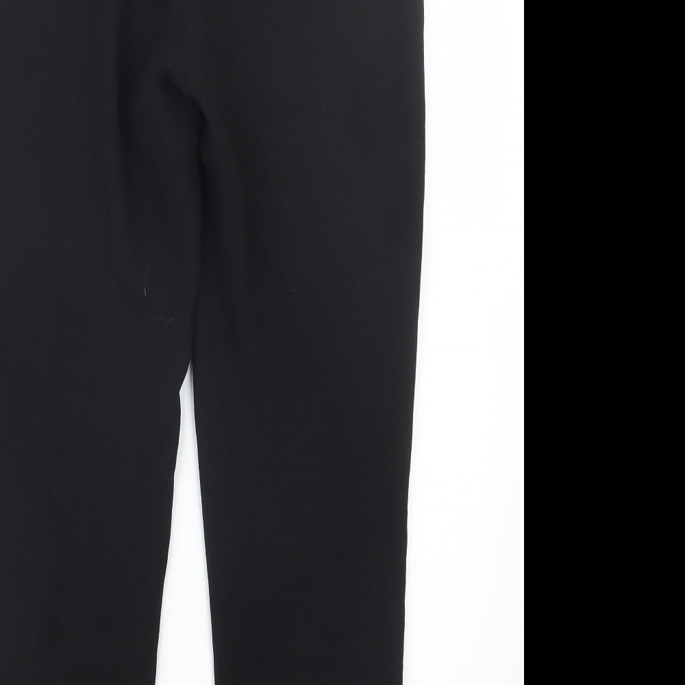 H&M Womens Black   Trousers  Size 4 L26 in