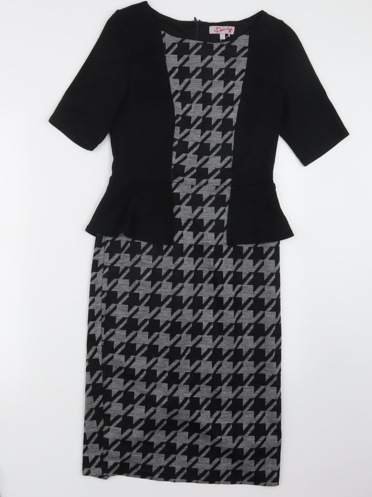 Per Una Womens Black   T-Shirt Dress  Size 10