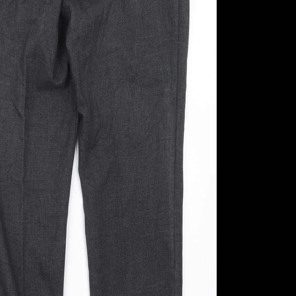 Marks and Spencer Womens Grey   Trousers  Size 8 L27 in