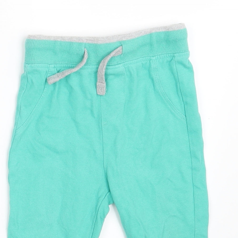 Baby Boys Green   Jogger Trousers Size 12 Months  - Inside Leg 9 Inches