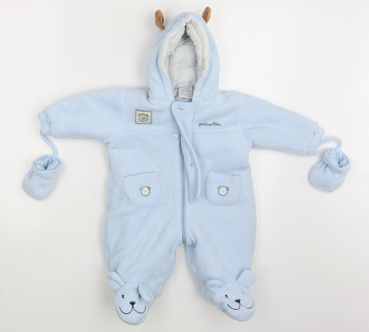 Sproggs Boys Blue Babygrow One-Piece Size 3-6 Months
