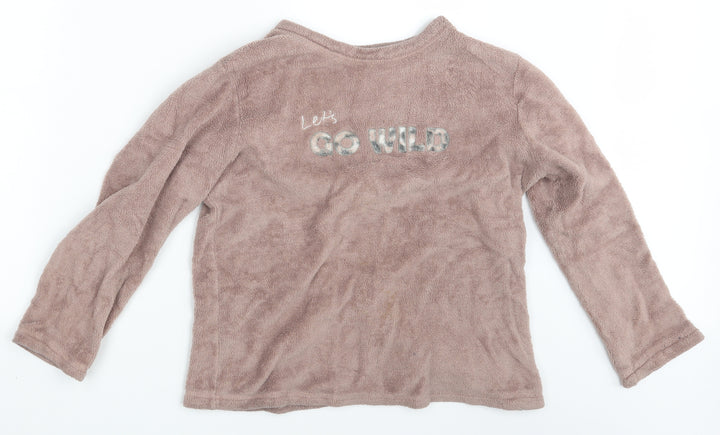 Love to Lounge Womens Pink   Pullover Jumper Size 10  - Let's Go Wild