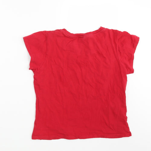 Disney Womens Red   Basic T-Shirt Size 10