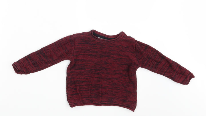 Primark Boys Purple Pullover Jumper Size 12-18 Months