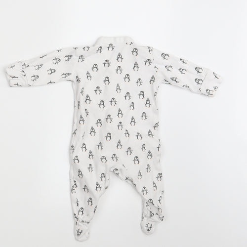 NEXT Baby White Animal Print  Coverall One-Piece Size 0-3 Months