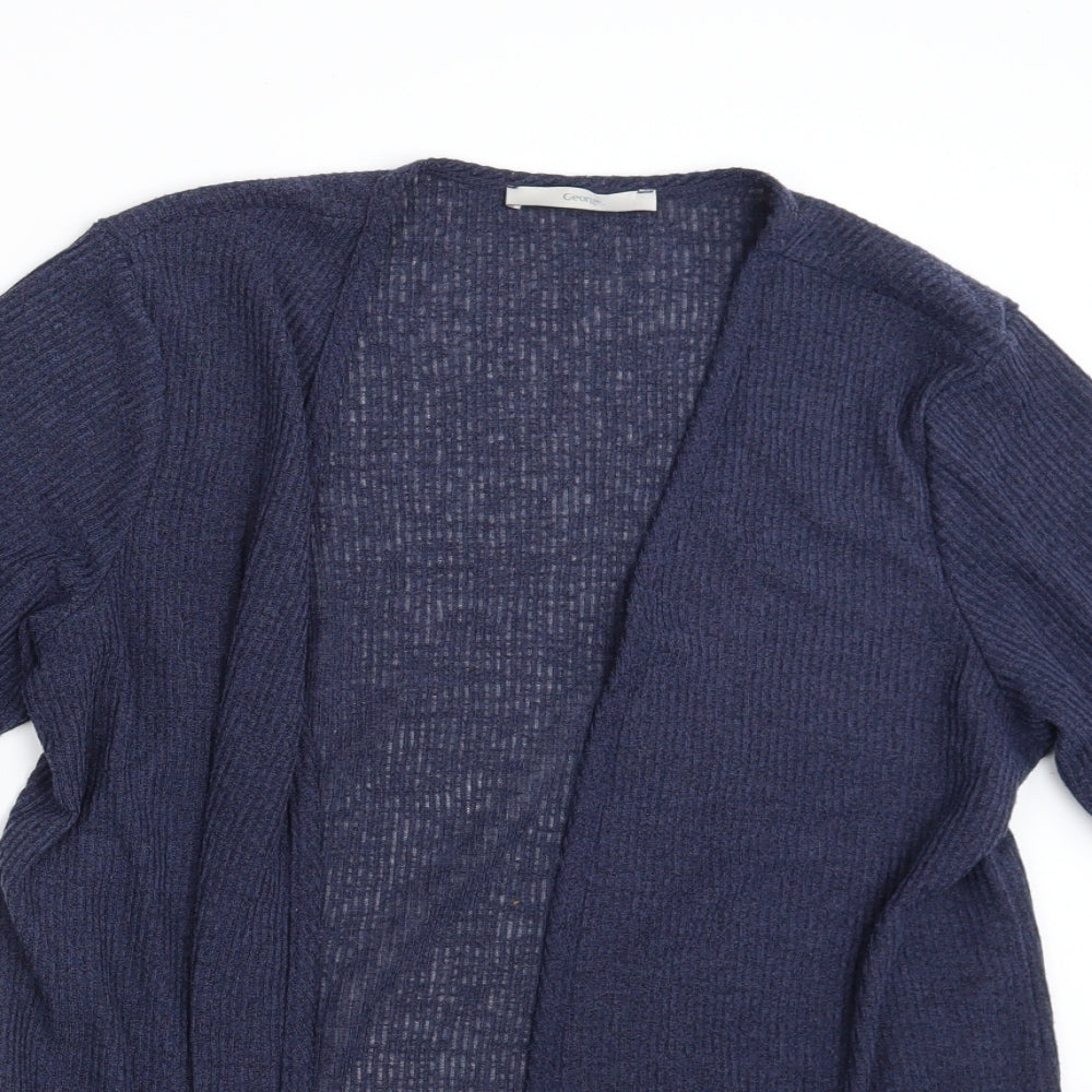 George Womens Blue   Cardigan Jumper Size 14