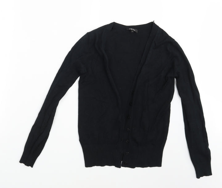 Papaya Womens Black Cardigan Jumper Size 10
