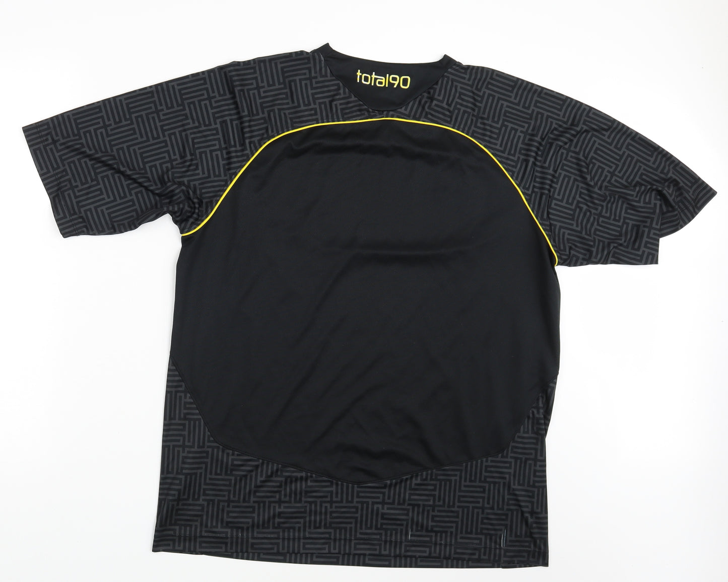 Nike Mens Black Geometric  Basic T-Shirt One Size