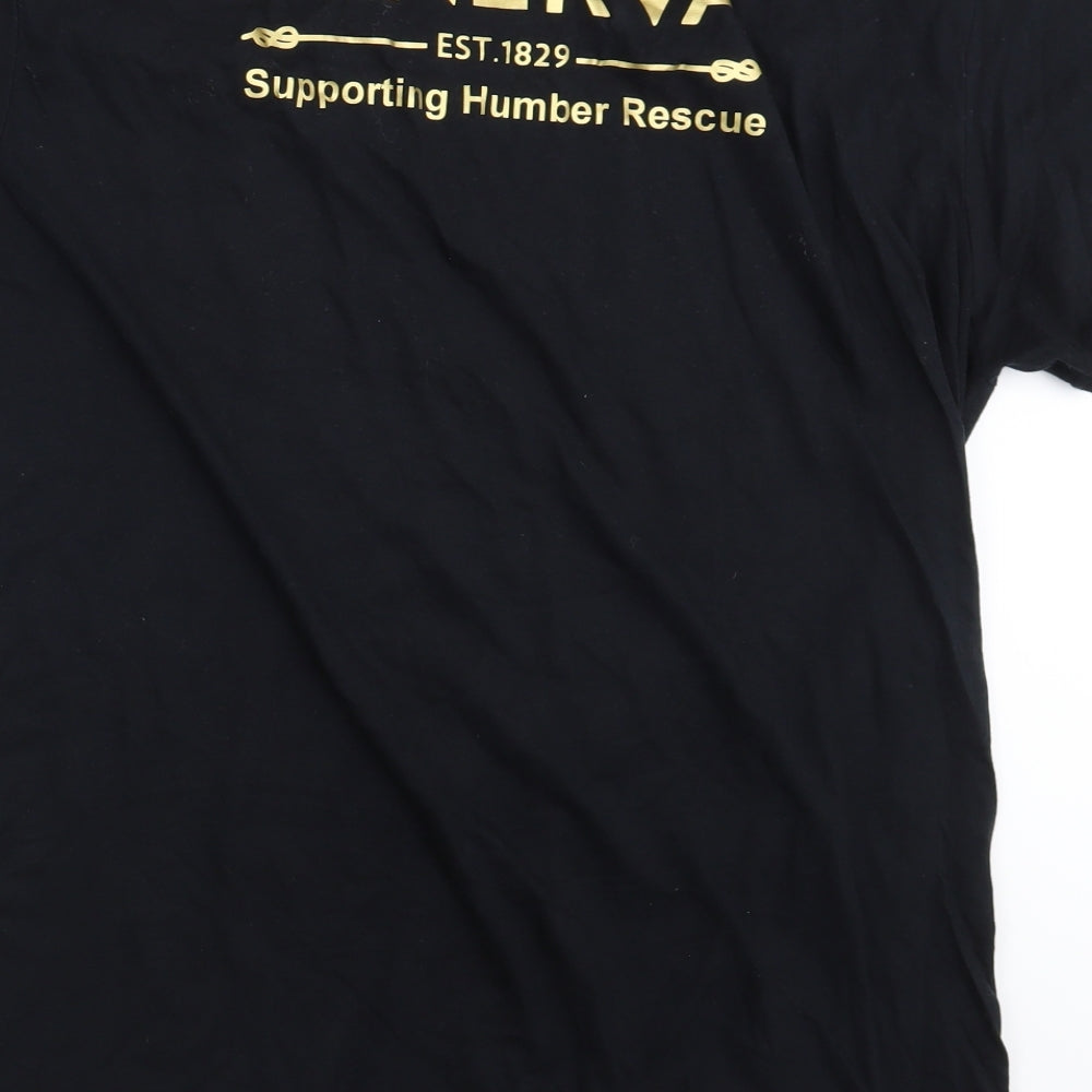 Anvil Mens Black    T-Shirt Size XL  - Dead Bod
