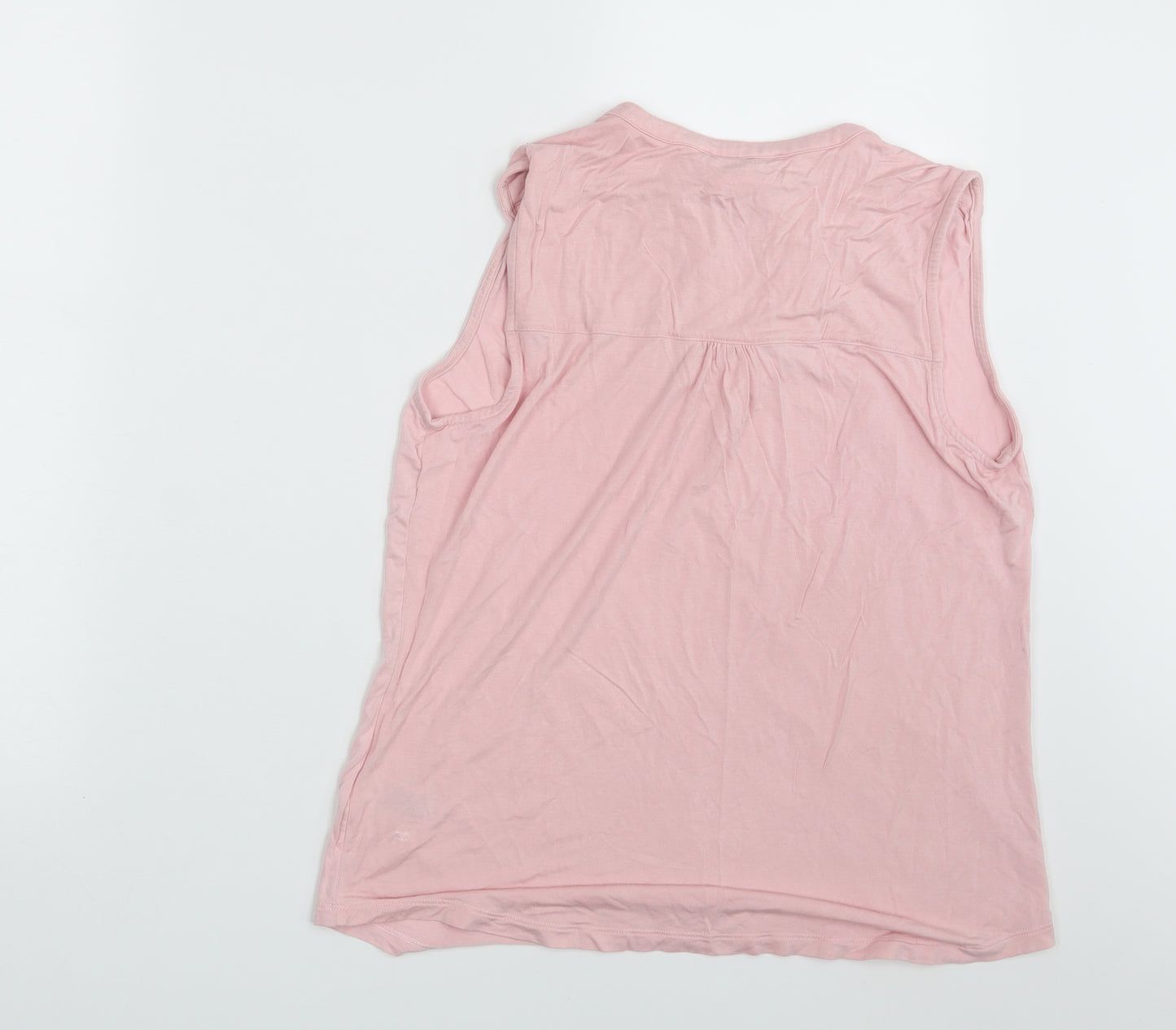 M&S Womens Pink   Basic T-Shirt Size 12