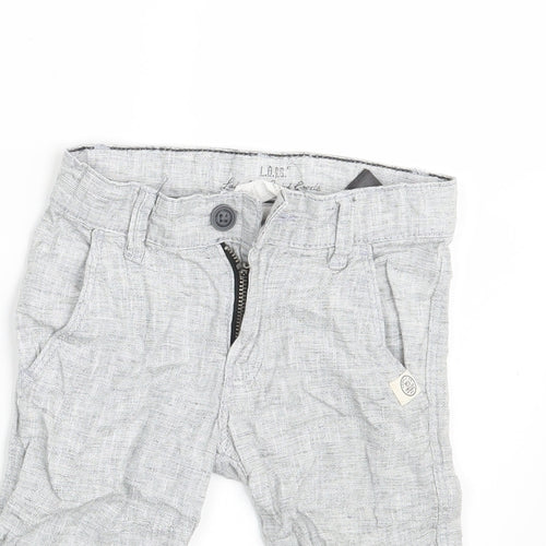 H&M Boys Grey   Cropped Trousers Size 12-18 Months  - Inside Leg 11 Inches