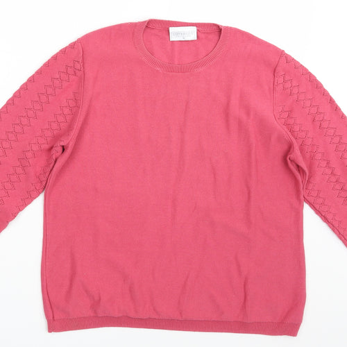 Cotswold Womens Pink   Pullover Jumper Size M