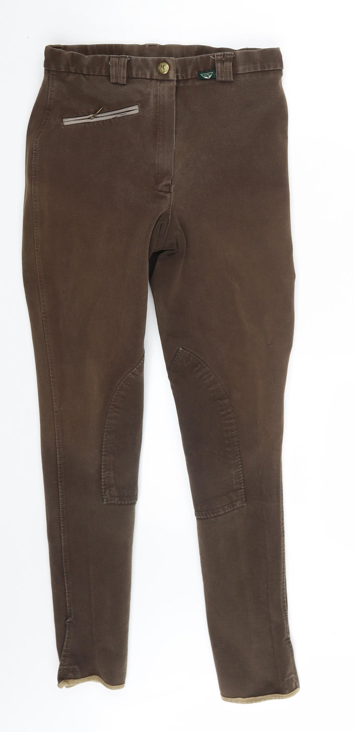 Mountain Horse Womens Brown Denim Cropped Jeans Size 26 in L27 in