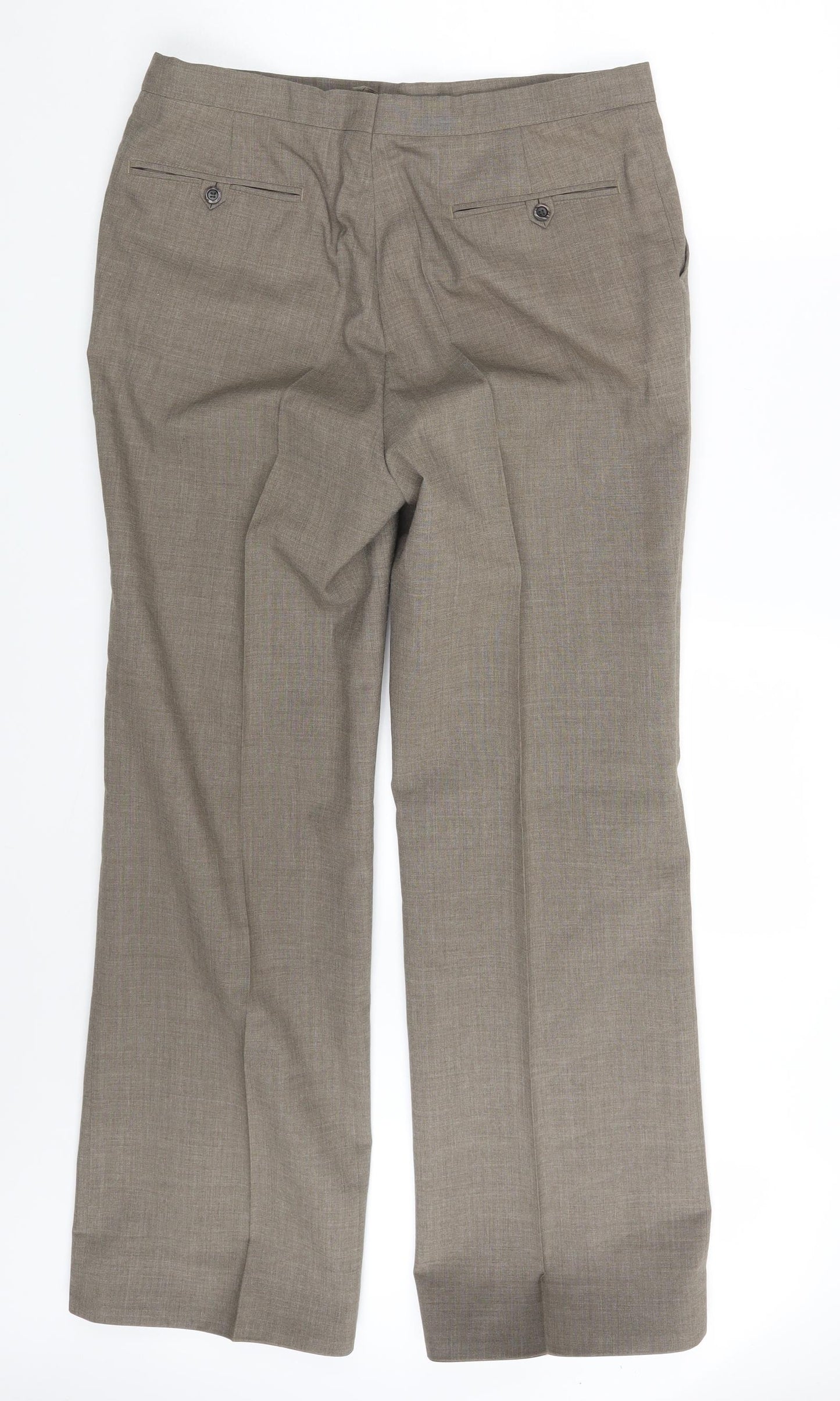 Preworn Womens Beige   Dress Pants Trousers Size 34 in L30 in