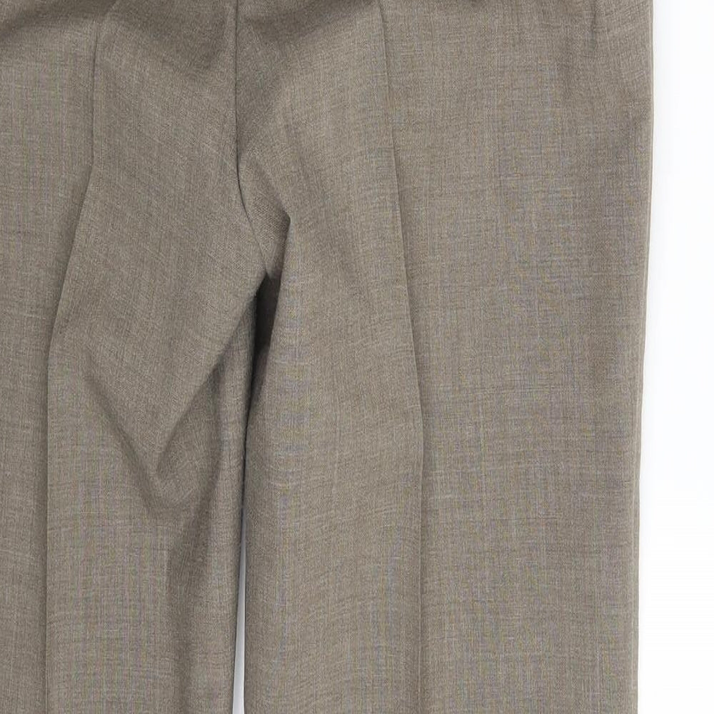 Preworn Womens Beige   Dress Pants Trousers Size 34 in L30 in