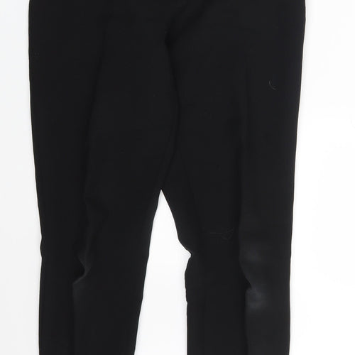 Primark Womens Black   Chino Trousers Size 8 L26 in