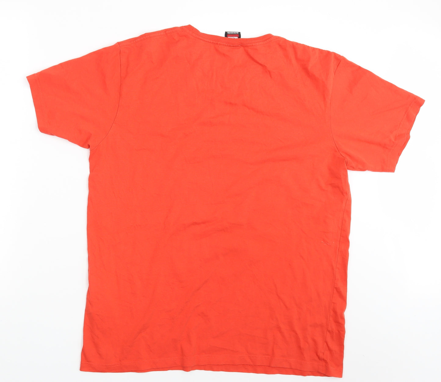 Quicksilver Mens Orange    T-Shirt Size XL