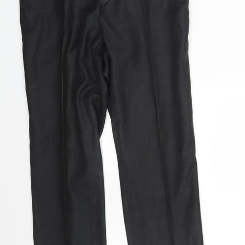 Preworn Mens Black   Trousers  Size 30 in L25 in