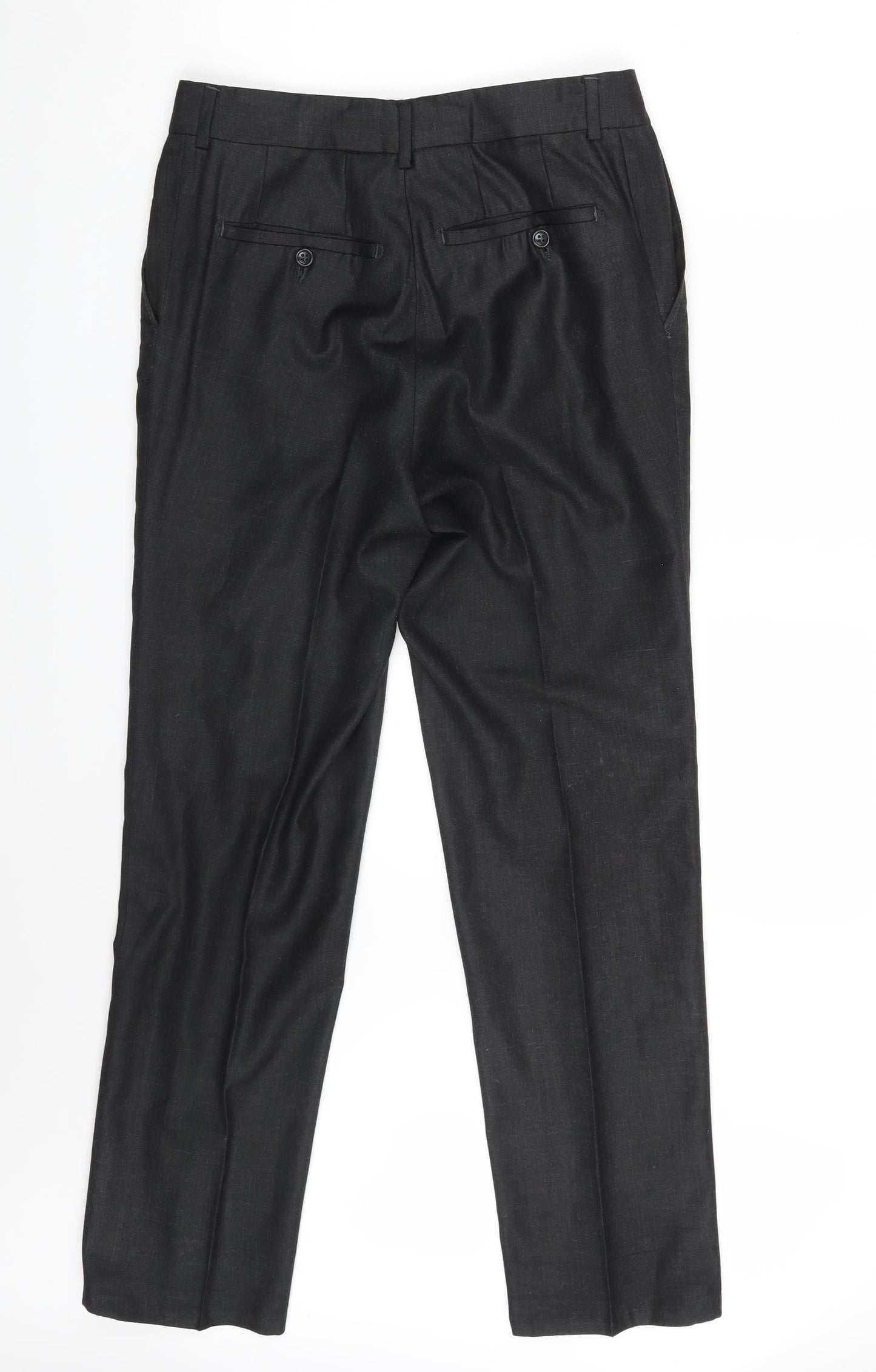 Preworn Mens Black   Trousers  Size 30 in L25 in
