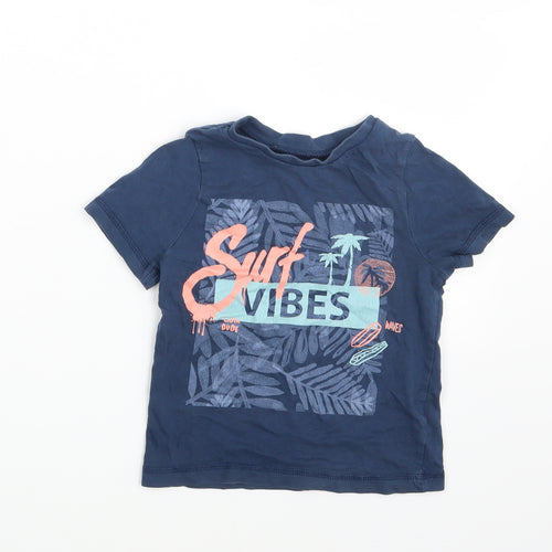 Preworn Boys Blue   Basic T-Shirt One Size  - Surf Vibes