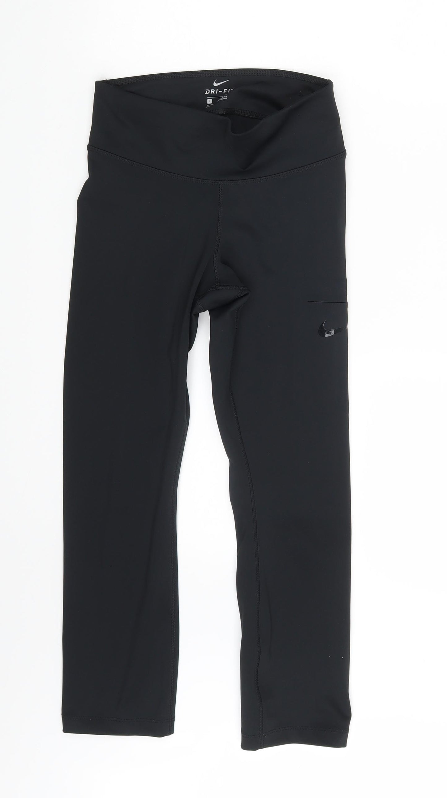 Nike Womens Black   Compression Leggings Size S L23 in