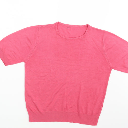 Preworn Womens Pink   Pullover Jumper One Size