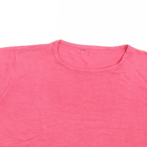Preworn Womens Pink   Pullover Jumper One Size