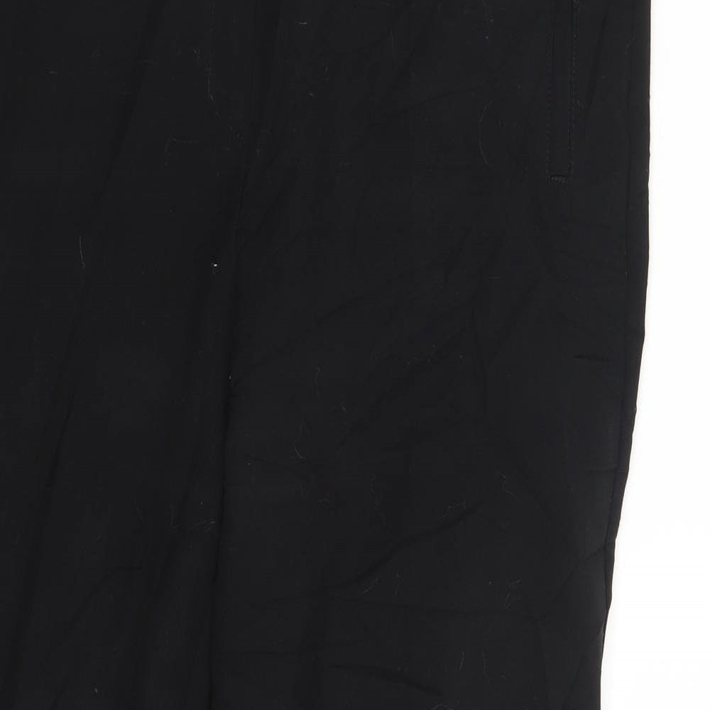 M&S Womens Black   Trousers  Size 14 L29 in