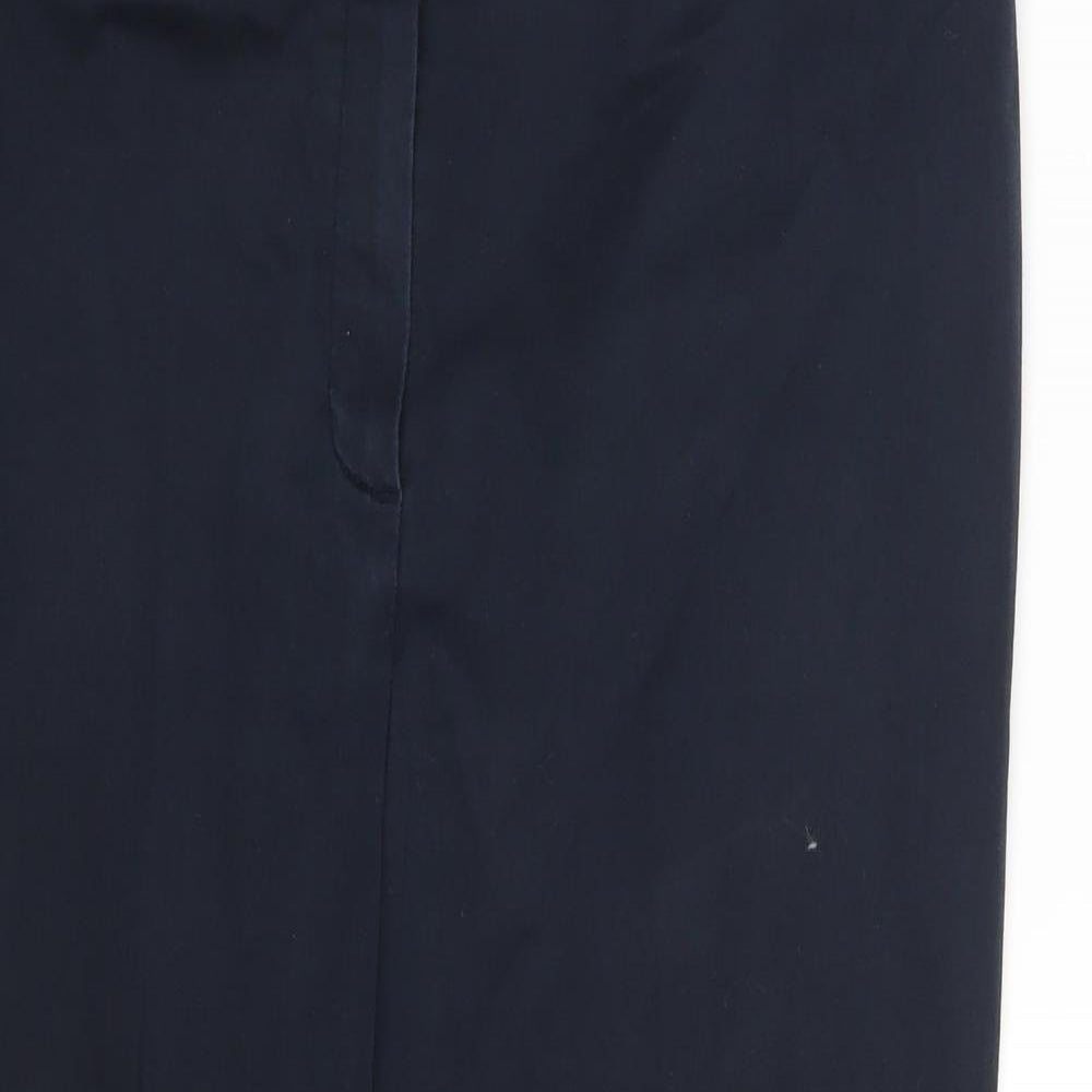 M&S Womens Blue   Capri Trousers Size 16 L22 in