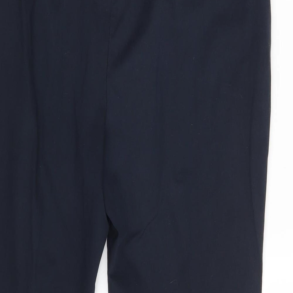 M&S Womens Blue   Capri Trousers Size 16 L22 in