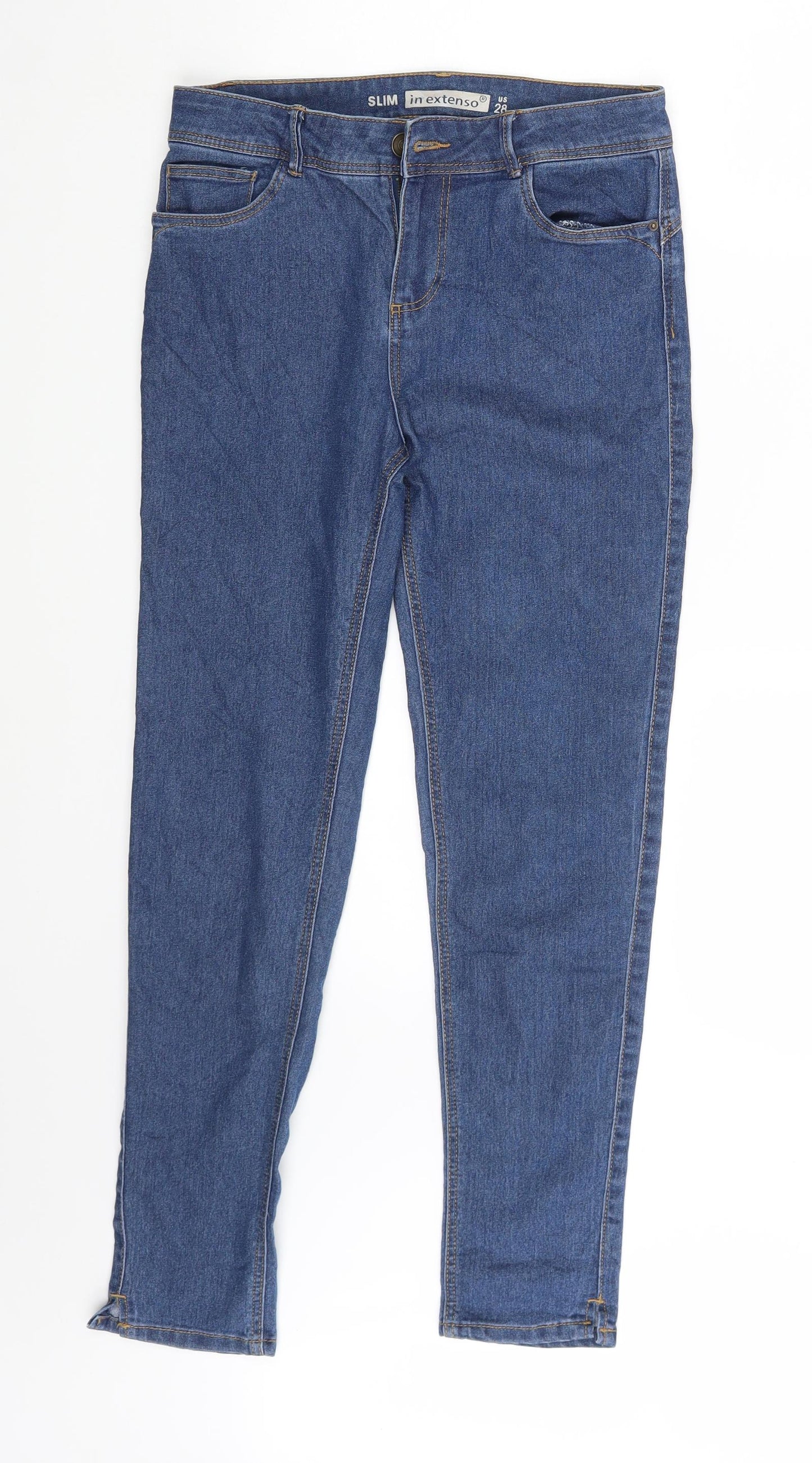 In Extenso  Womens Blue  Denim Skinny Jeans Size 10 L26 in