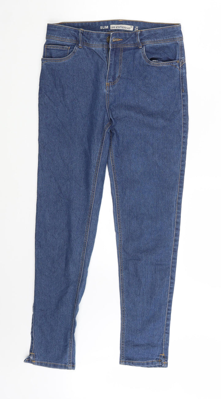 In Extenso  Womens Blue  Denim Skinny Jeans Size 10 L26 in