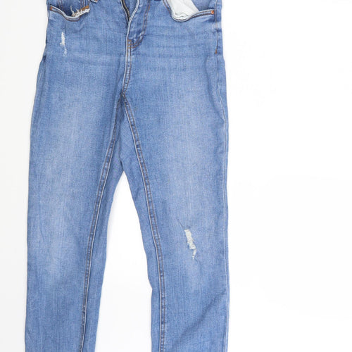 Denim Co. Womens Blue  Denim Skinny Jeans Size 10 L26 in