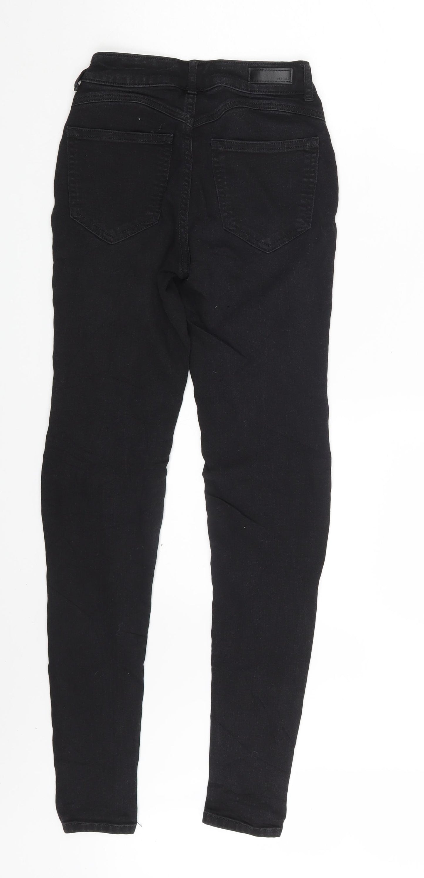 Pieces Girls Black  Denim Skinny Jeans One Size