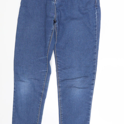 Preworn Girls Blue  Denim Skinny Jeans One Size