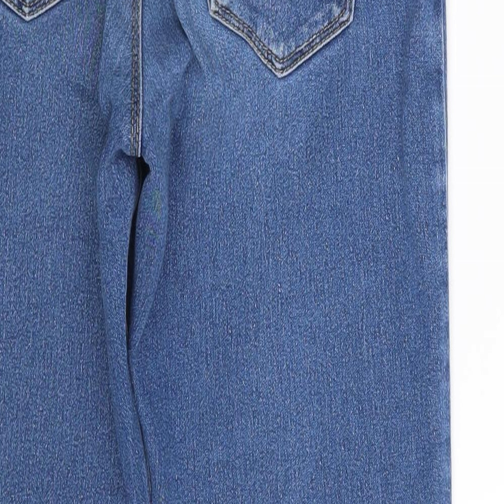 Preworn Girls Blue  Denim Skinny Jeans One Size