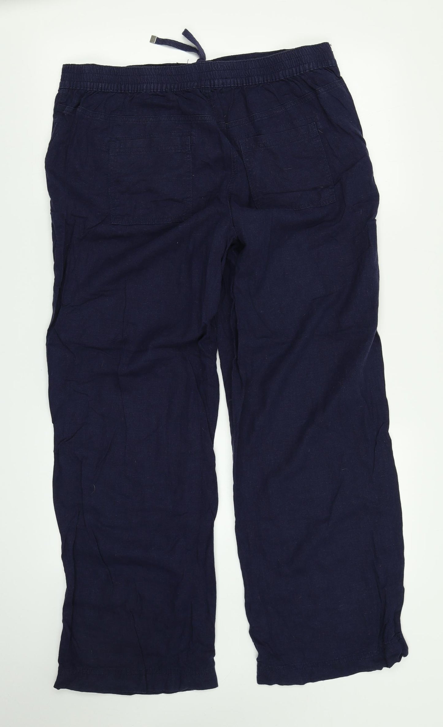 George Womens Blue   Cargo Trousers Size 14 L28 in
