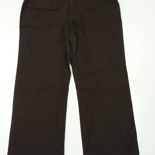 Lexxi Womens Brown   Trousers  Size 14 L27 in