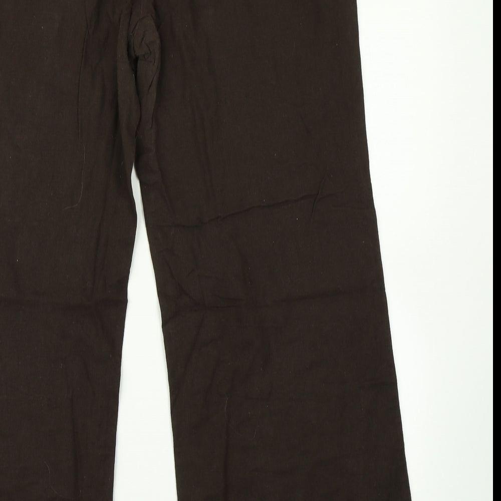 Lexxi Womens Brown   Trousers  Size 14 L27 in