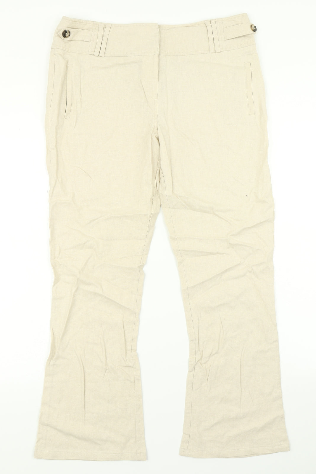 Select Womens Brown   Trousers  Size 14 L27 in