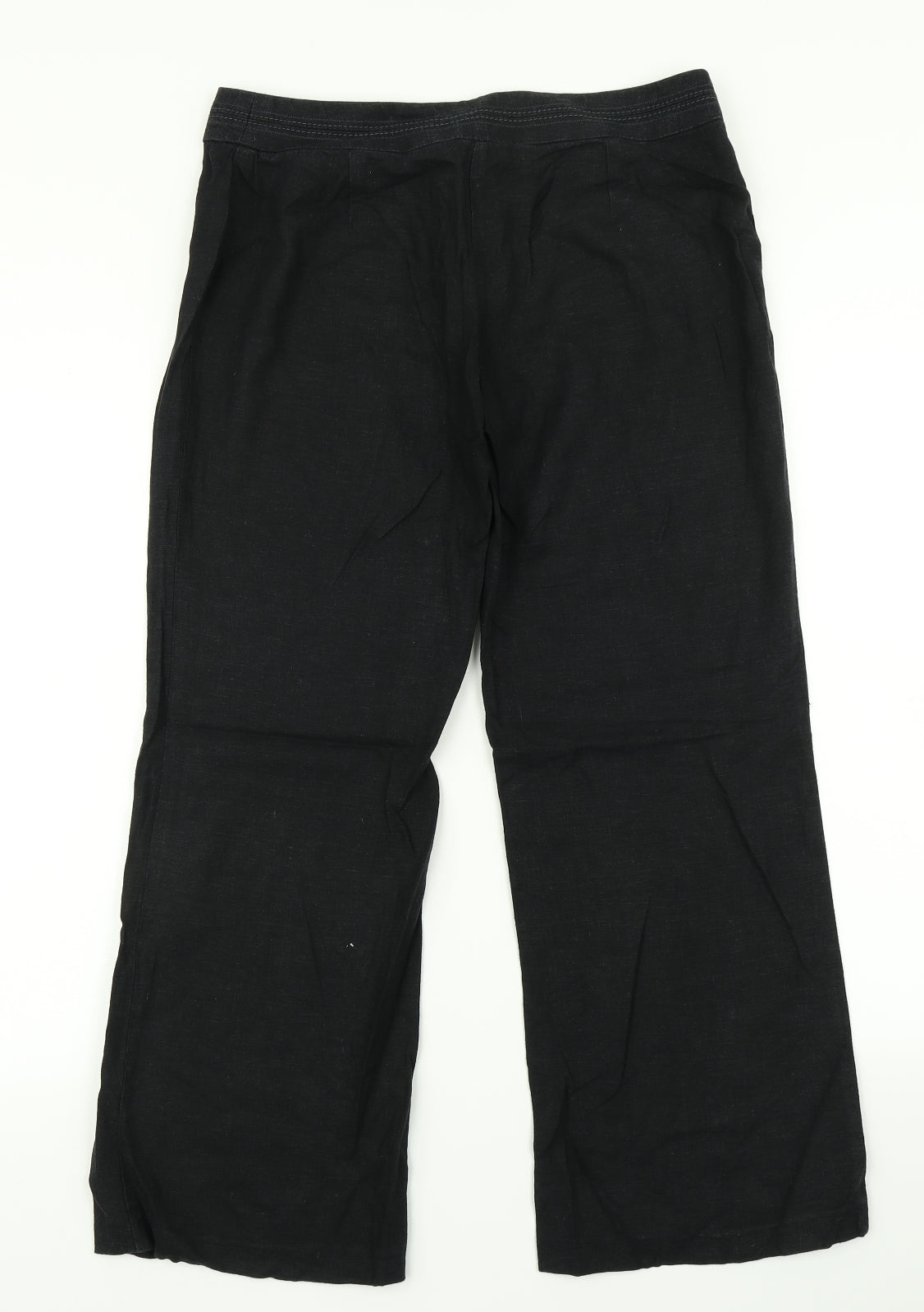 Marks & Spencer Womens Black   Trousers  Size 12 L26 in