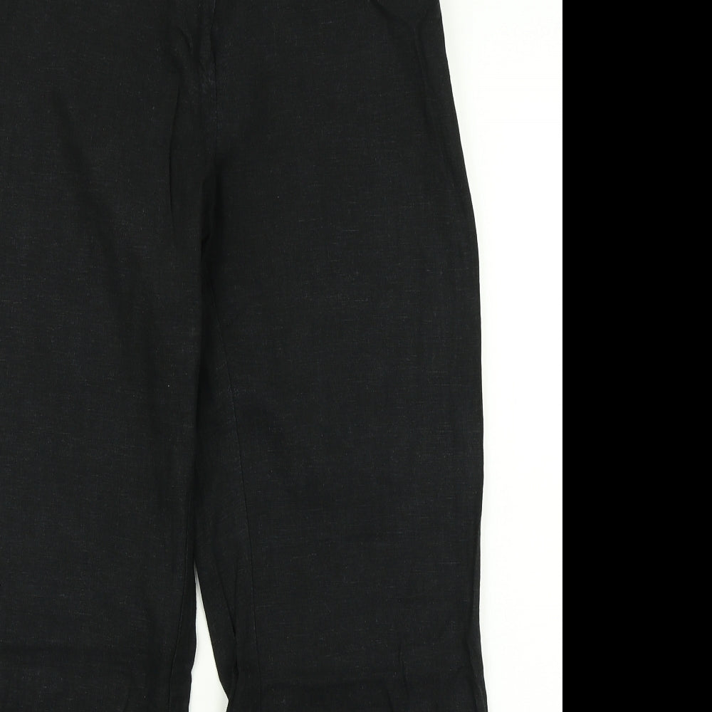 Marks & Spencer Womens Black   Trousers  Size 12 L26 in