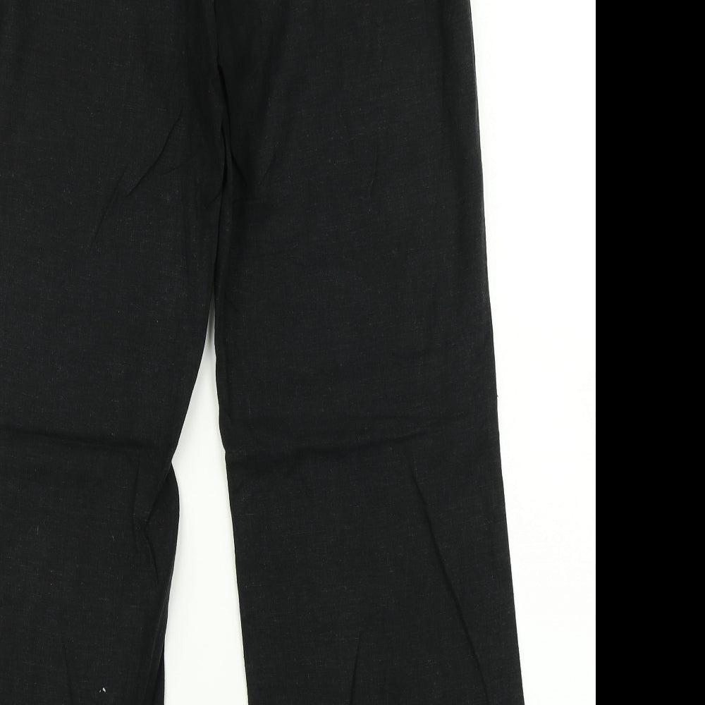 Marks & Spencer Womens Black   Trousers  Size 12 L26 in