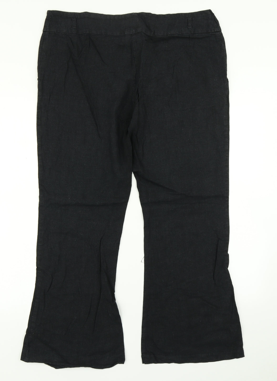 George Womens Black   Trousers  Size 16 L26 in