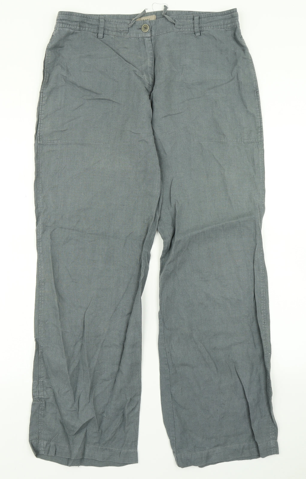 KEW Womens Blue   Chino Trousers Size 12 L30 in
