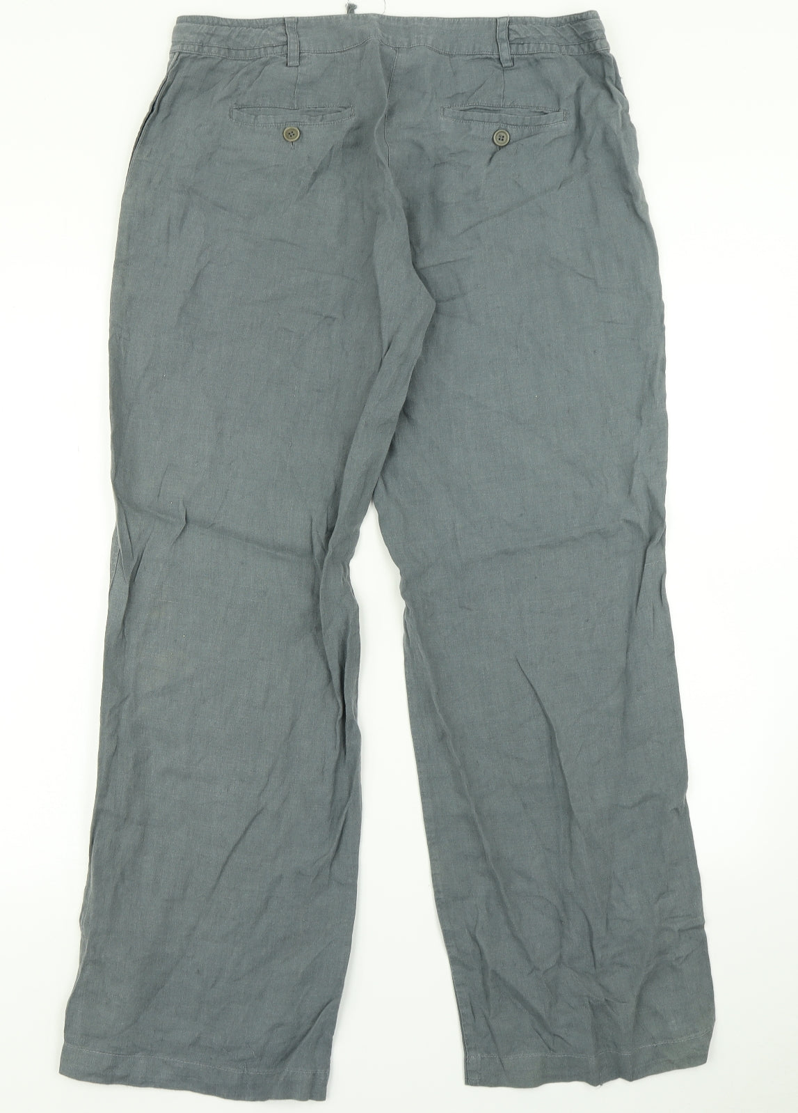 KEW Womens Blue   Chino Trousers Size 12 L30 in