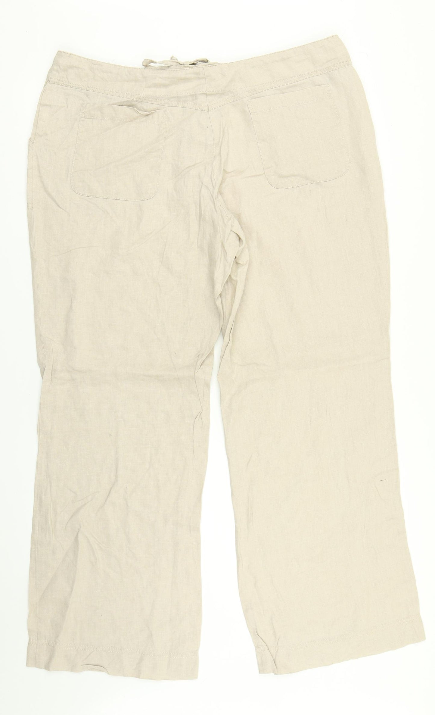 Atmosphere Womens Beige   Cargo Trousers Size 16 L30 in