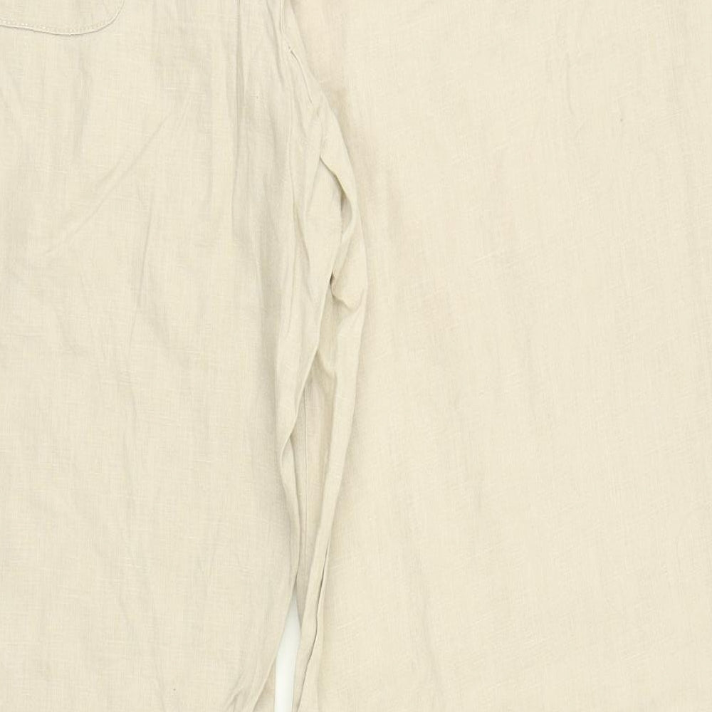 Atmosphere Womens Beige   Cargo Trousers Size 16 L30 in