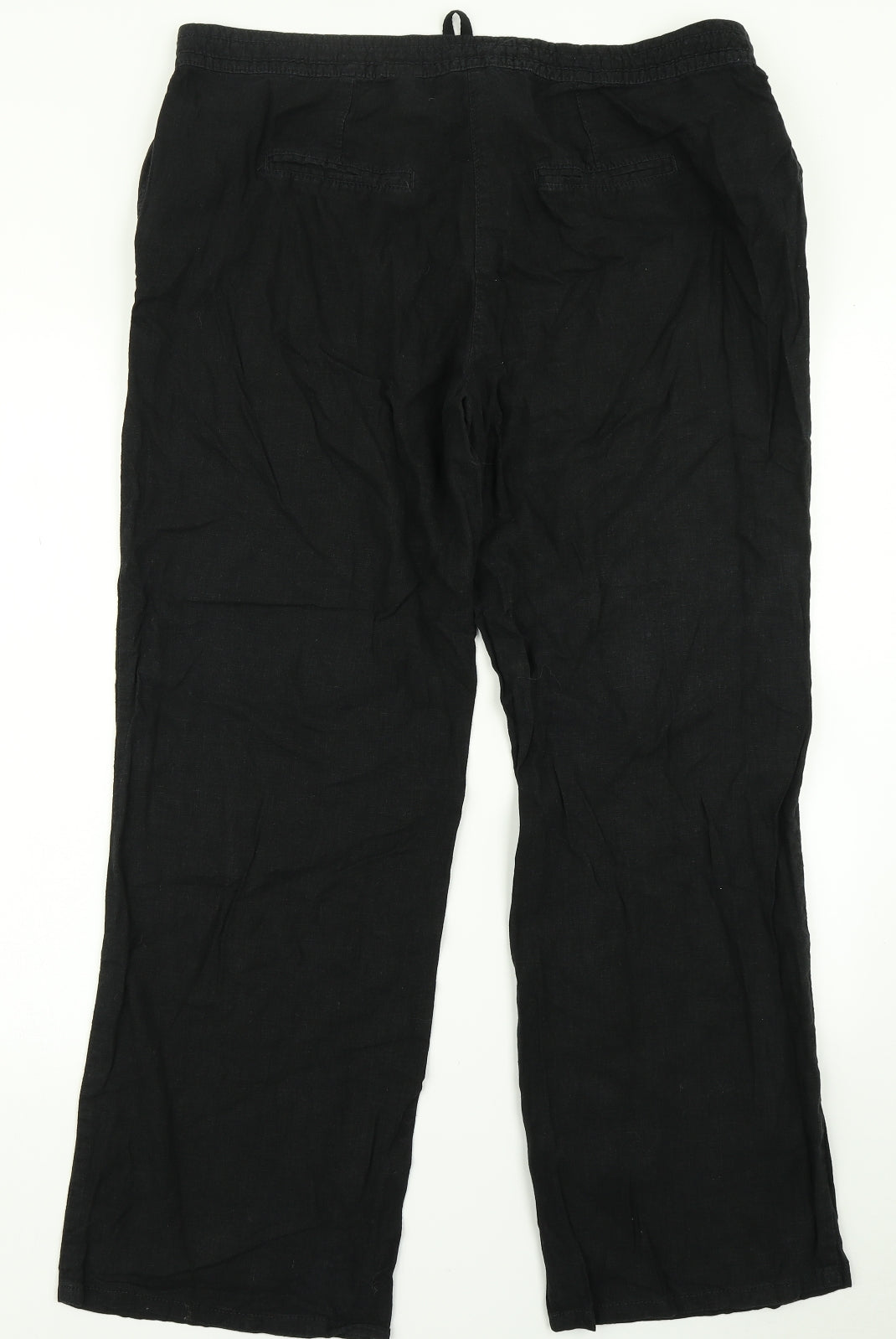 NEXT Womens Black   Cargo Trousers Size 18 L29 in